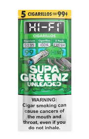 HI-FI CIGARILLOS SUPA GREENZ  5/99C (15)