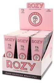 ROZY PINK CONES 1 1/4 SIZE 6PK 24 CT