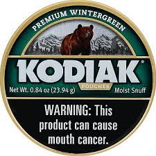 KODIAK  PREMIUM WINTERGREEN POUCHES 5 PACK