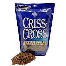 CRISS-CROSS PIPE TOBACCO BLUE SMOOTH 6OZ
