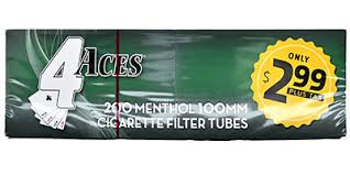 4Aces Pre-Priced 2.99 Menthol 100MM - 200Ct