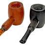 CHERRY & MAPLE WOOD PIPES 18CT