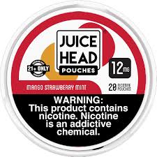 JUICE HEAD MANGO STRAWBERRY MINT 12MG 5CT POUCHES