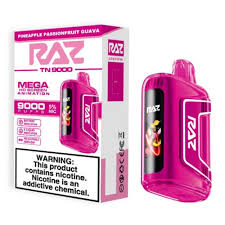 RAZ 9000PUFFS PINEAPPLE PASSIONFRUIT GUAVA