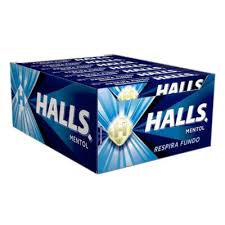 HALLS **21CT** BLUE MINT MENTOL