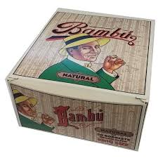 BAMBU ROLLING PAPER KING NATURAL 50 BOOKLETS