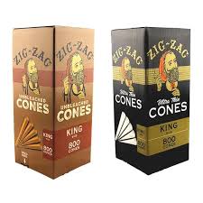 ZIG-ZAG UNBLEACHED CONES K SZ 109/26