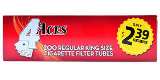 4Aces Pre-Priced 2.39 Regular King Size - 200Ct