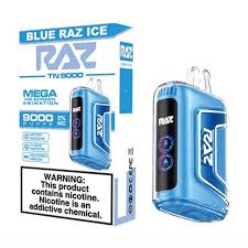 RAZ 9000PUFFS BLUE RAZ ICE