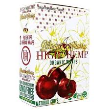 HIGH HEMP ORGANIC WRAPS BLAZIN' CHERRY