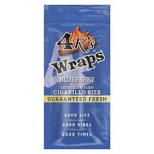 4 K'S WRAPS 30/4CT POUCHES BLUEBERRY