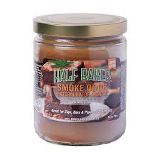 TOP SMOKE ODOR HALF BAKED JAR CANDLE 13OZ