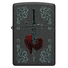 ZIPPO HEART DAGGER TATTOO DESIGN 48617