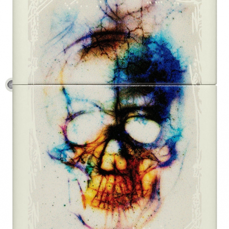 ZIPPO SKULL PRINT DESIGN 48563