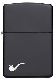 ZIPPO BLACK MATTE PIPE LIGHTER
