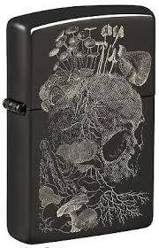 ZIPPO SKULL MUSHROOM DEISGN 48590