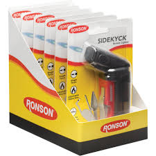 RONSON SIDEKICK BUTANE LIGHTER TRAY (6)