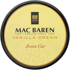 MAC BAREN VANILLA CREAM LOOSE CUT PIPE T 3.5OZ TIN