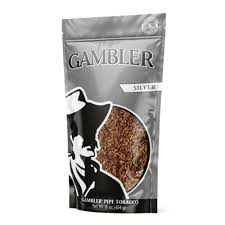 GAMBLER CIGARETTE MEDIUM BAG SILVER (6 oz)