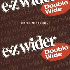 e-z wider Brown Double Wide Rolling Papers (40/50)