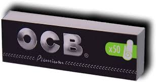 OCB Premium Paper Flat Tip Book 50 Tips