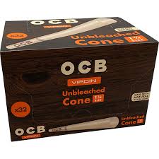 OCB Virgin Cone 1-1/4 Size 32 Pack