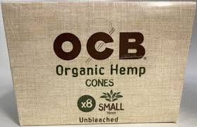 OCB Organic Hemp Cone Small 78mm  8 Pack