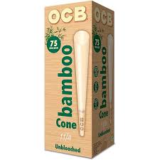 OCB Bamboo Cone 1 1/4 Tower 75 Count