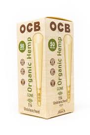 OCB Organic Hemp Cone 1 1/4 Tower 50 Count
