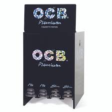 OCB Premium Rolling Paper 3 Box Display