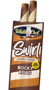 WHITE OWL CIGARILLOS SWIRL ROCKY ROAD 2-99c