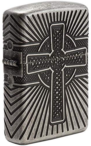 ZIPPO CELTIC CROSS DESIGN