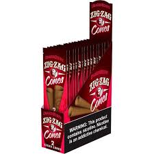 ZIG-ZAG CIGAR CONES 2 DRAGONBERRY