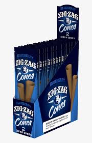 ZIG-ZAG CIGAR CONES 2 BLUEBERRY
