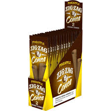ZIG-ZAG CIGAR CONES 2 PINEAPPLE