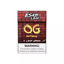 ESKO LEAF  WRAPS OG NATURAL 5X8