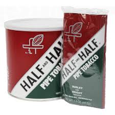 HALF AND HALF PIPE TOBACCO CAN  7OZ