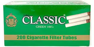 CLASSIC GREEN 100'S CIGARETTE TUBES 200 (5)