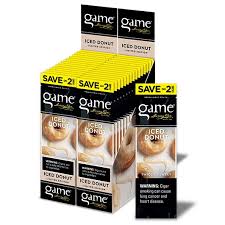 GAME 2/1.29  ICED DONUT CIGARILLOS