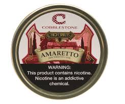 COBBLESTONE AMARETTO PIPE TOB 1.5OZ TIN