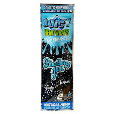 JUICY HEMP WRAPS  BLACK BERRY JAM 2PP