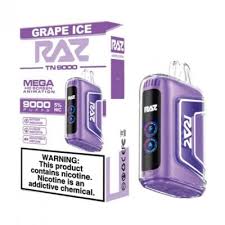 RAZZ 9000PUFFS GRAPE ICE