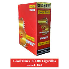 Good Times Black Sweet Foil Fresh 3 for $1.19 Cigarillos