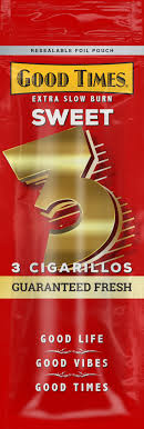 Good Times Sweet Foil Fresh 3 For $1.19 Cigarillos