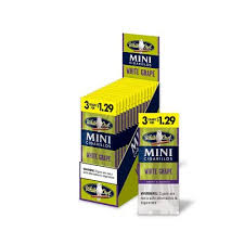 White Owl Mini Cigarillos 3 For $1.29 Upright White Grape
